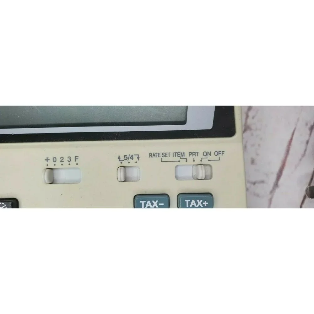 Canon P23-DH III Calendar & Clock 12 Digit 2 Color Calculator Printer